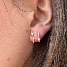 Women | Small Floating Studs | 14k Rose Gold