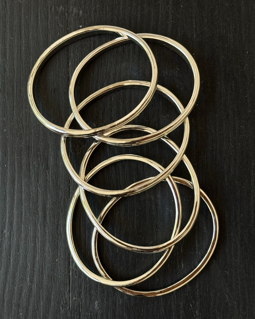 The Mallorca Bangles Set | Silver