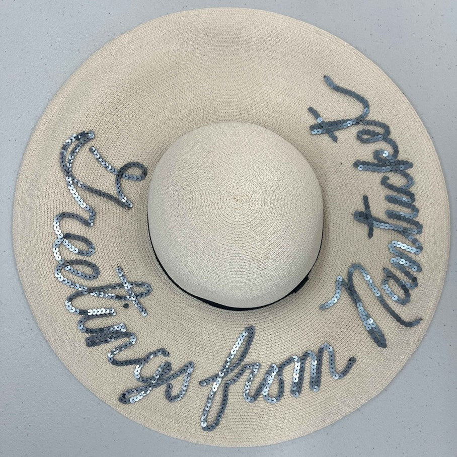 Bunny "Greetings From Nantucket" Sunhat | Ivory