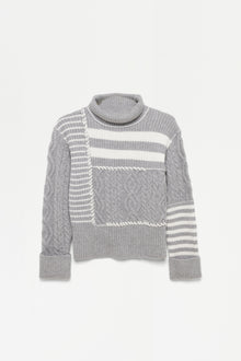 Maggi Pullover | Heather Grey/Multi