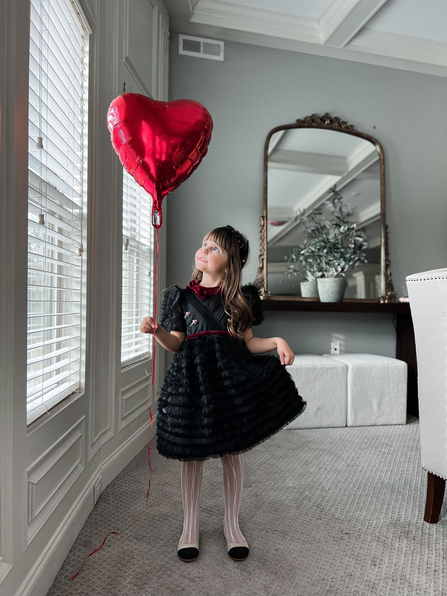 Baby Girls | Kylie Tulle and Organza Dress | Black