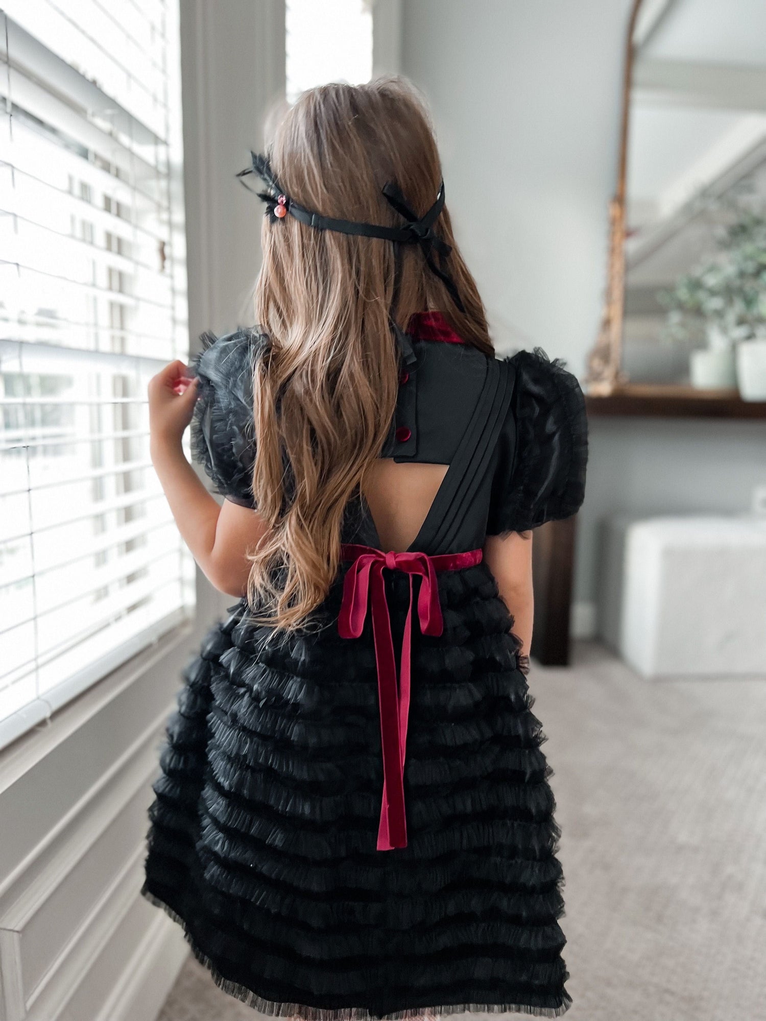 Baby Girls | Kylie Tulle and Organza Dress | Black