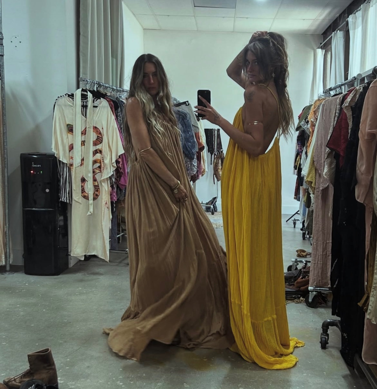 Krishna Maxi Dress | Deep Gold