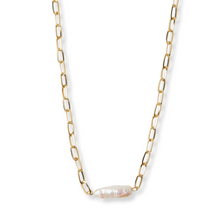 Irina Pearl Necklace | 14K Yellow Gold-Plated