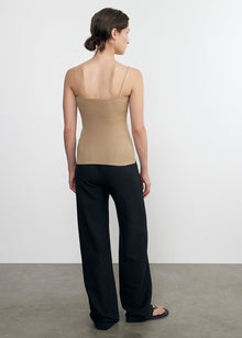 essential strappy tank in fatigue