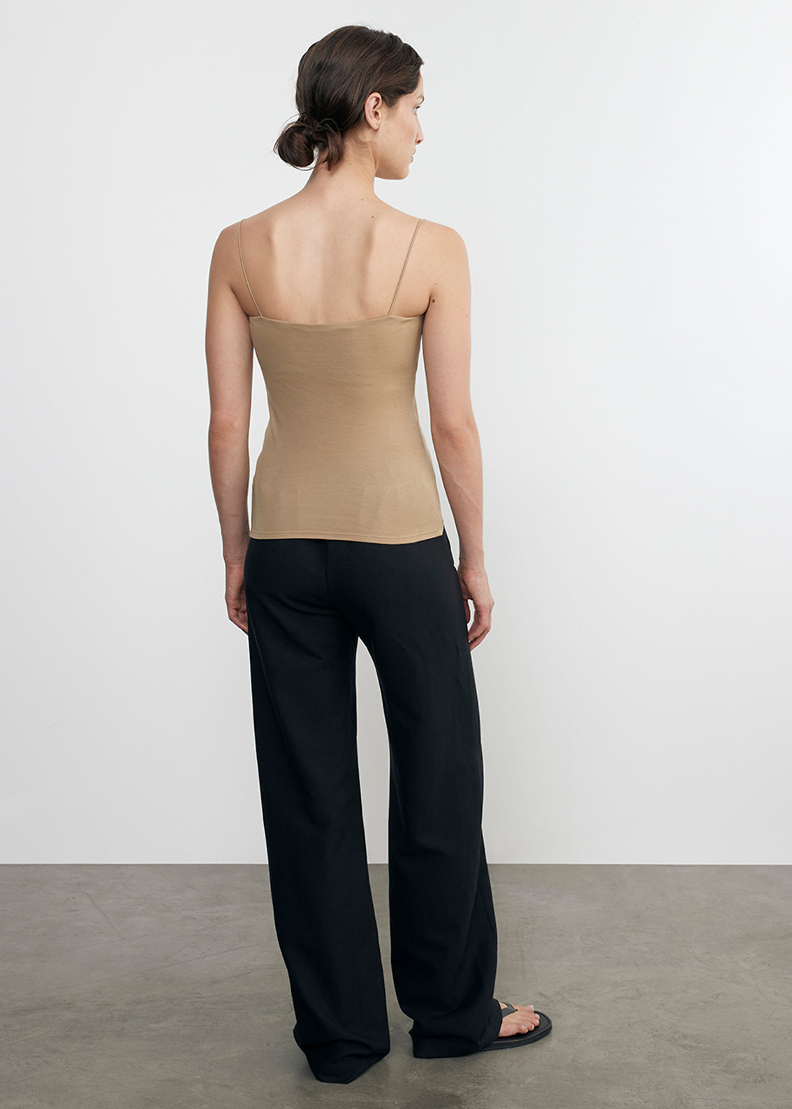 essential strappy tank in fatigue