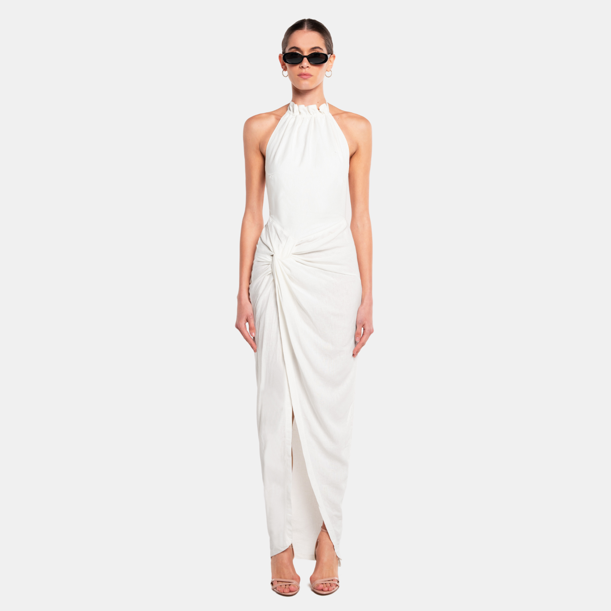 OW Collection Isla Dress | OW White