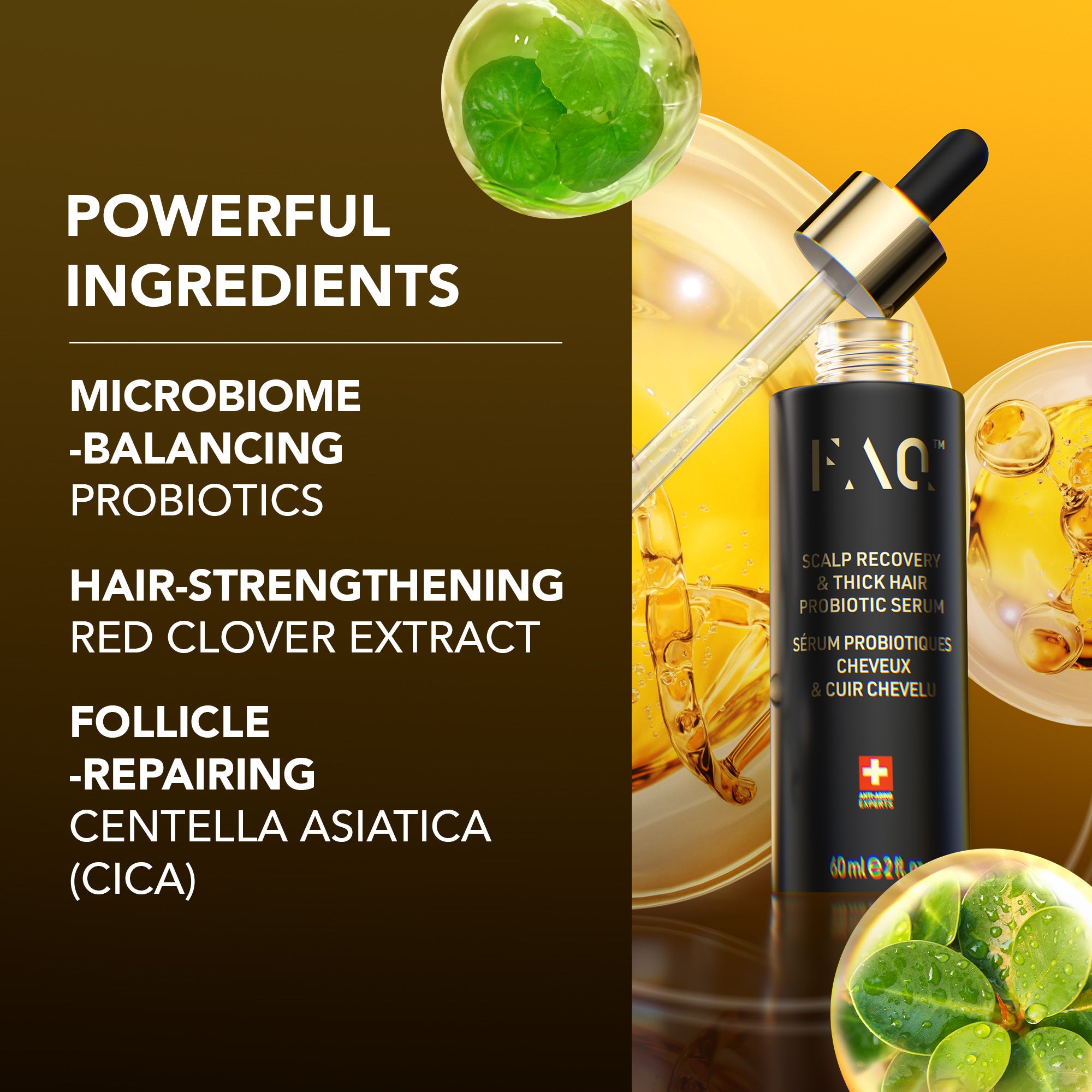 FAQ Scalp Recovery & Thick Hair Probiotic Serum