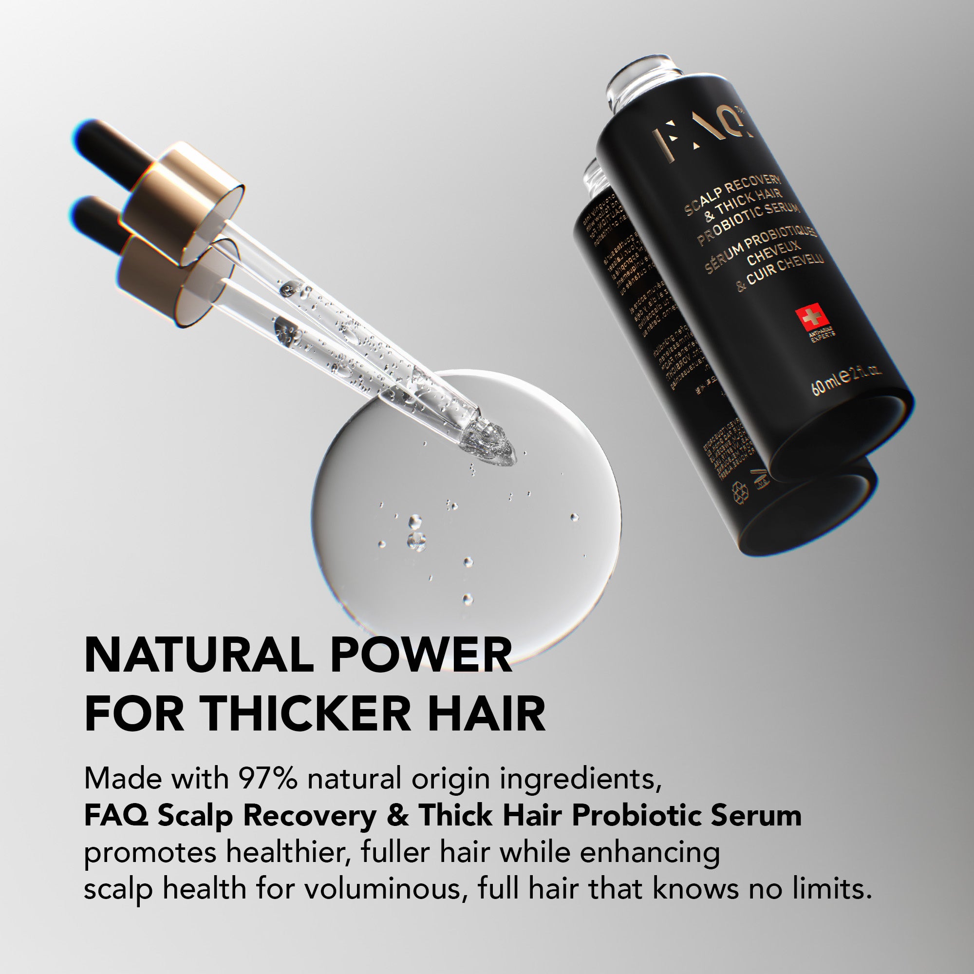 FAQ Scalp Recovery & Thick Hair Probiotic Serum