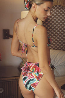 Tamarindo Ruffle Bikini Bottom | Isla Floral