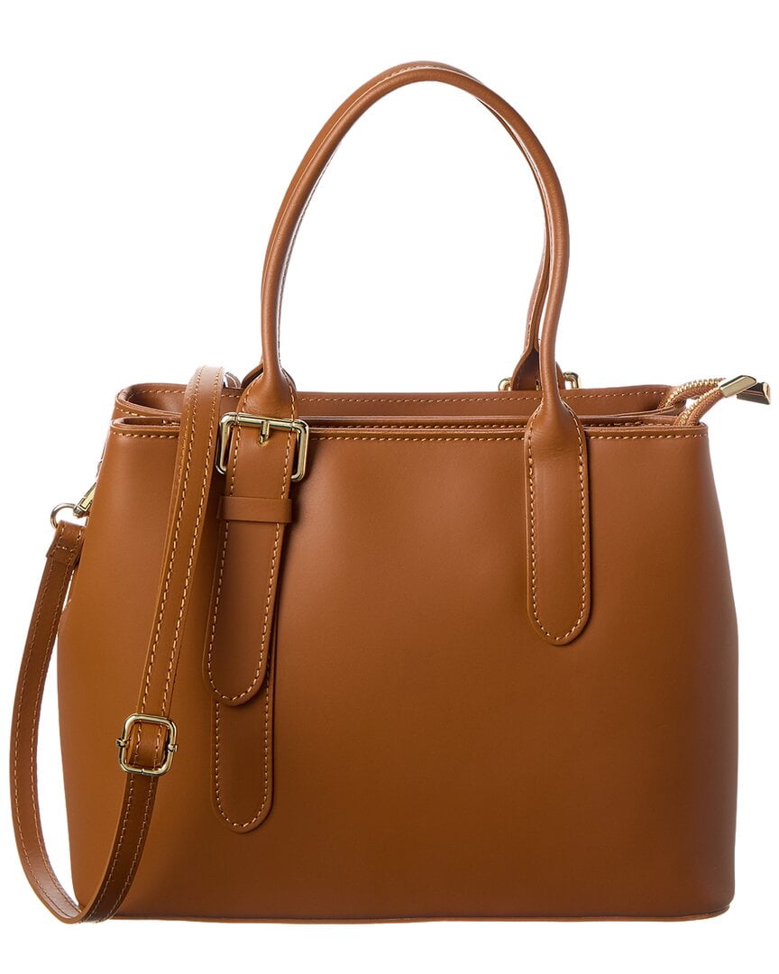 Italian Leather | Womens | Top Handle Bag | Brown
