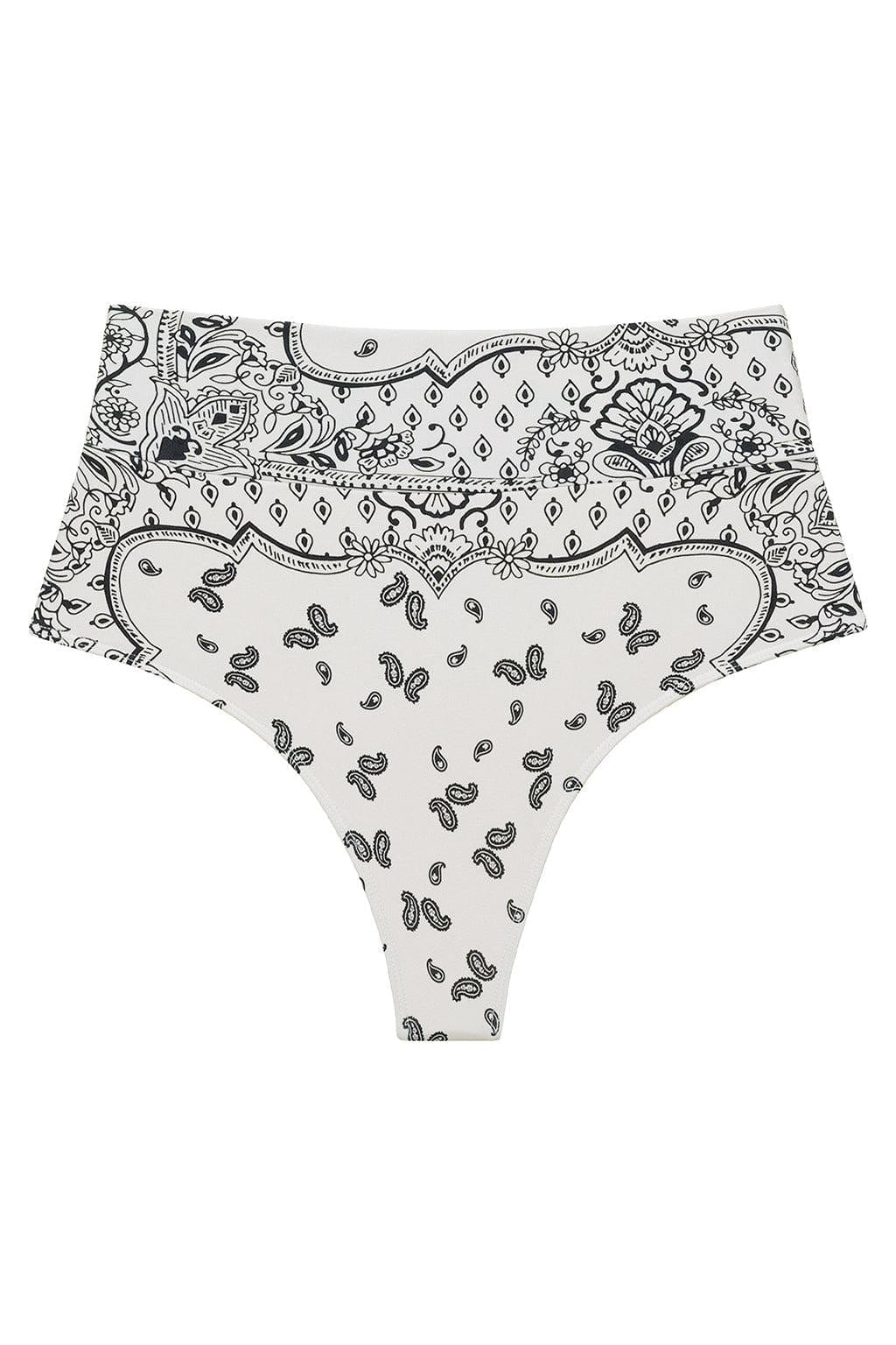 Added Coverage High Rise Bikini Bottom | Ivy Bandana