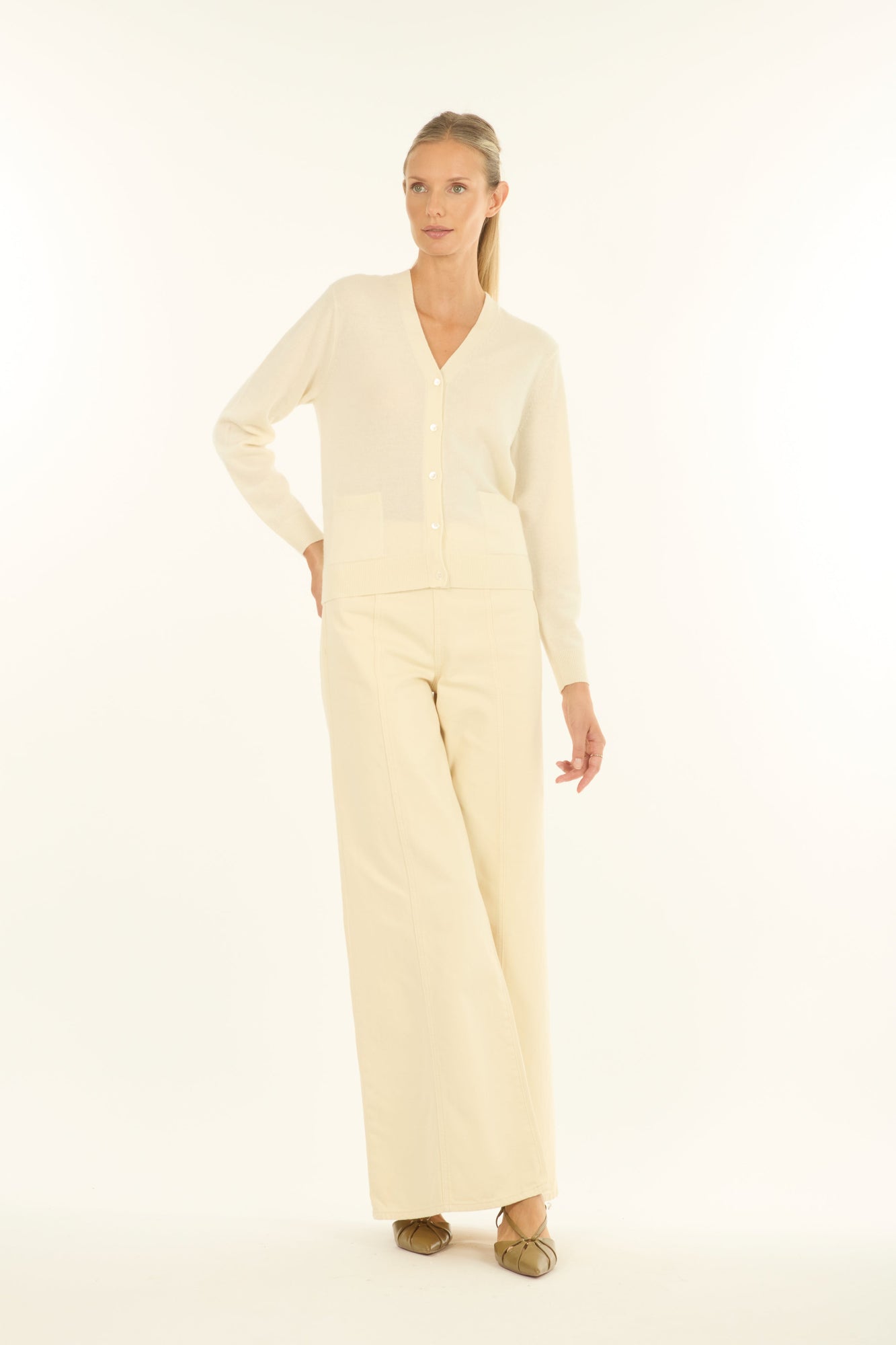 Jacqueline Cardigan | Vintage Creme