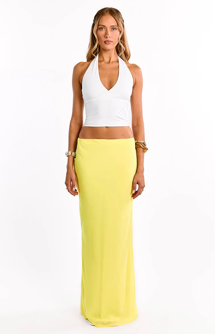 Jacqulin Maxi Skirt | Yellow