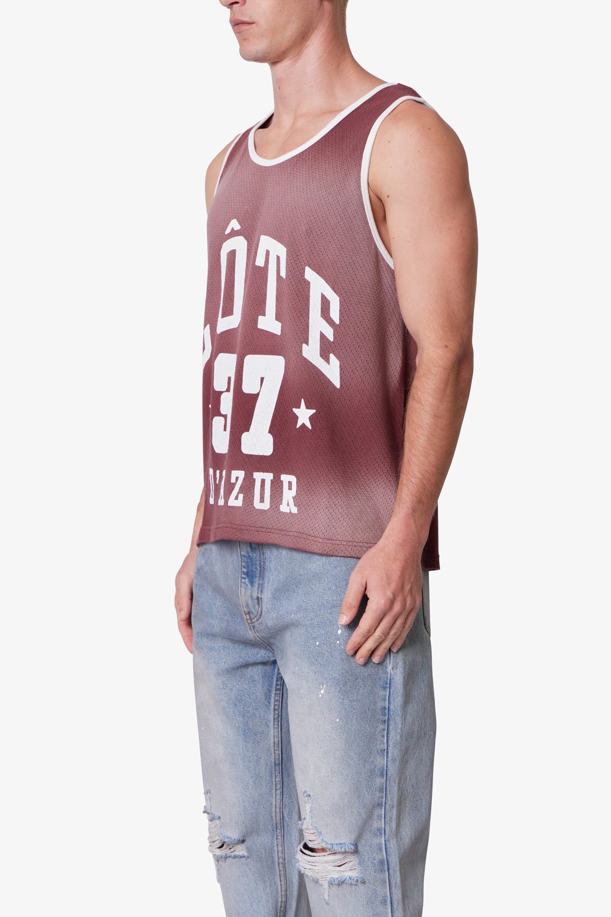 Jersey Pennie Tank | Burgundy