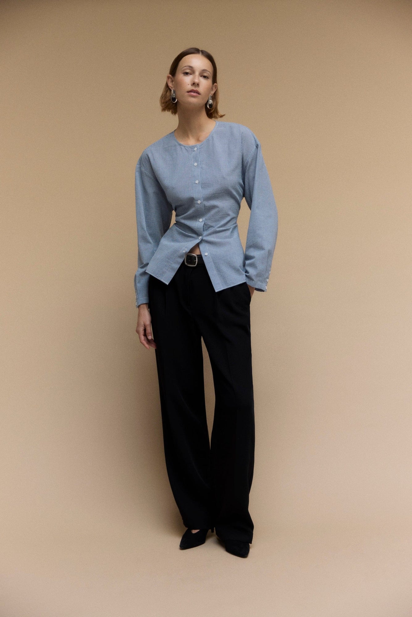 Mali | Orion Double-Pleated Tailored Pant in Size Small