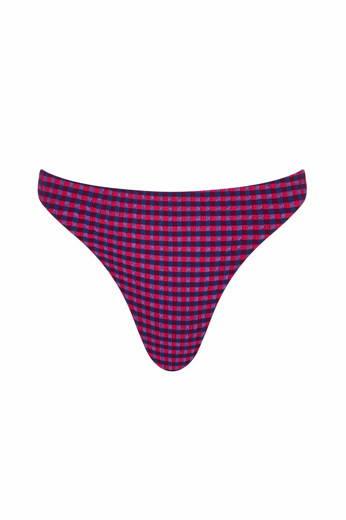 The Edie Bottom | Fig Plaid