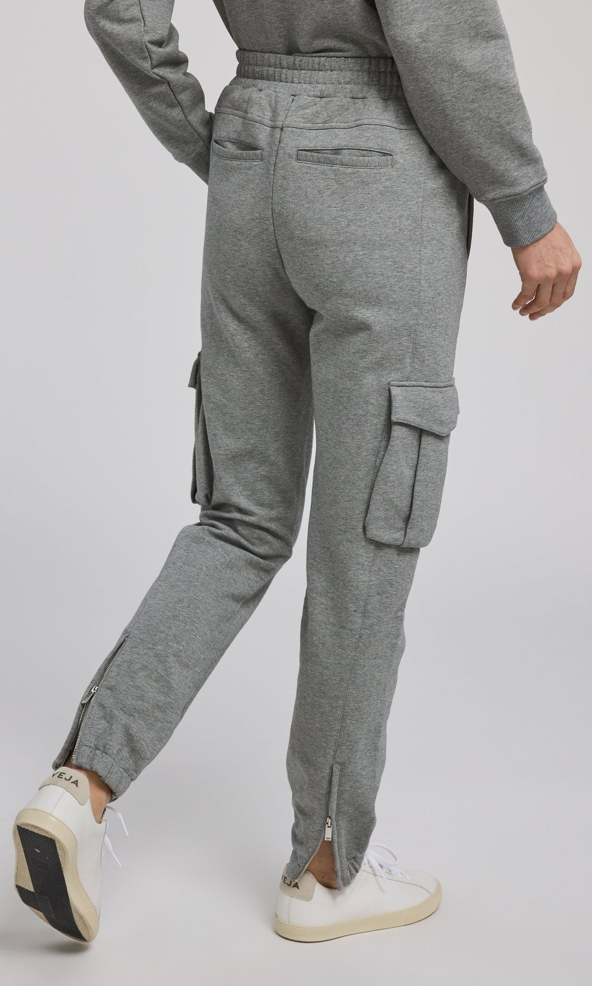 Chandra Fleece Sweatpants | Heather Grey