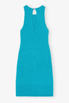 Brushed Aplaca Mini Dress | Blue Curacao