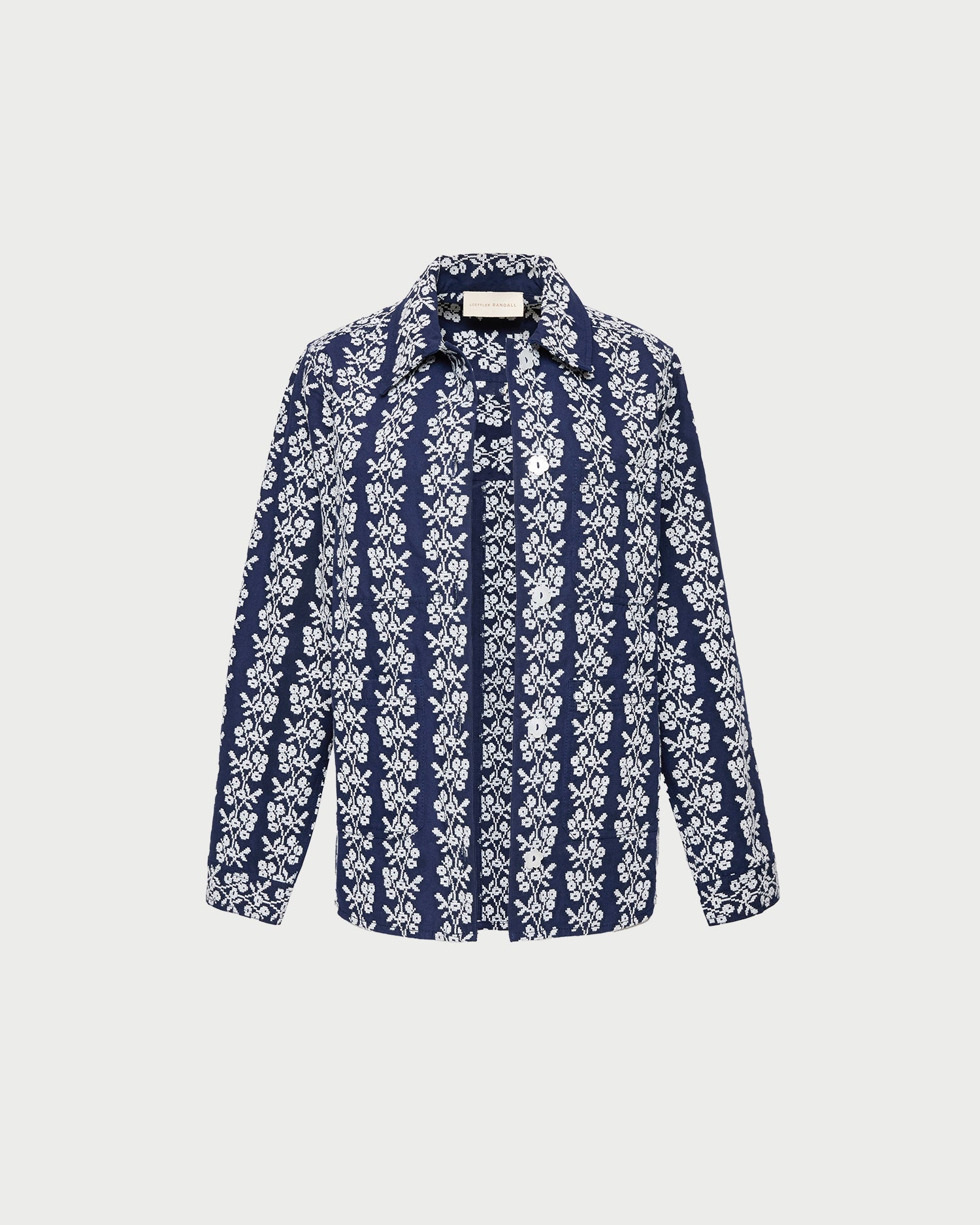 Color: Navy/Cream