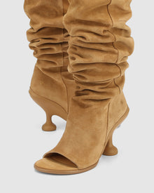 Womens | Kind Cow Suede Boot | Camel