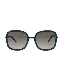 Unisex | Segmenti Square Sunglasses | Petrol Lens | Petrol