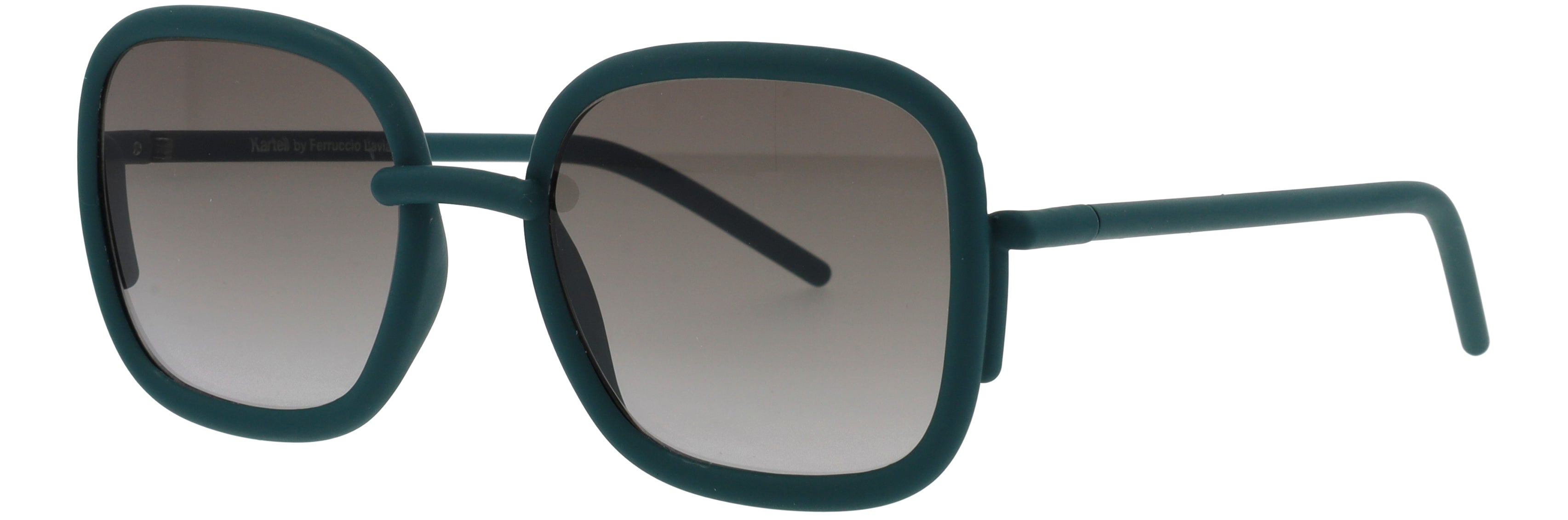 Unisex | Segmenti Square Sunglasses | Petrol Lens | Petrol