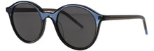 Unisex | Squared Round Sunglasses | Blue Lens | Blue