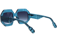 Unisex | Squame Square Sunglasses | Blue Lens | Blue