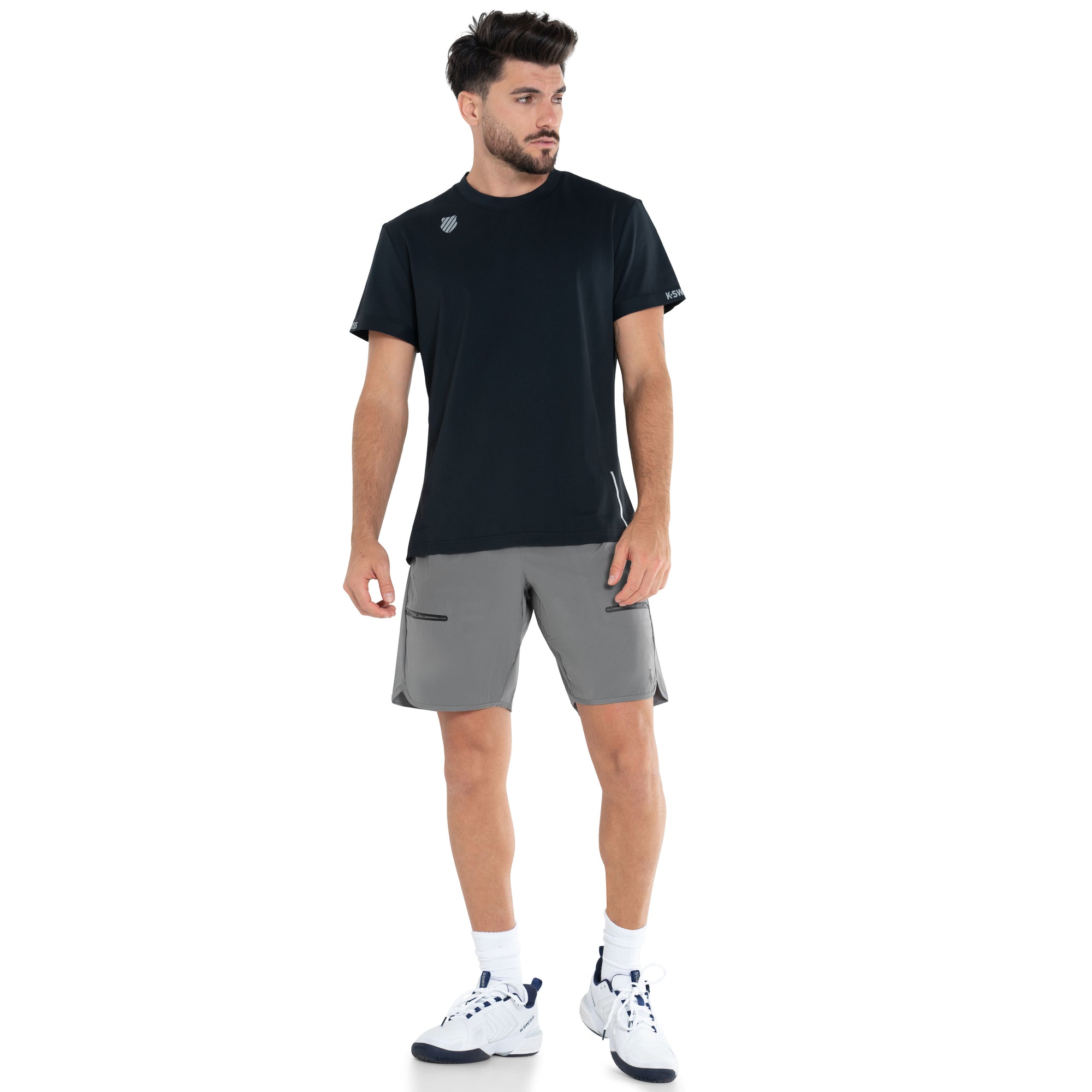 K-swiss | Men | Tech Pique Crew | Black