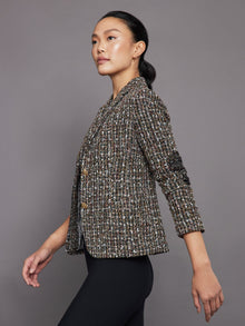 Kerri Rosenthal | Happy Hour Blazer Boucle | Glitter Black