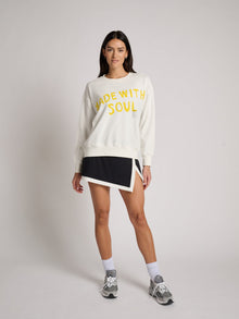 Kerri Rosenthal | Ex Bf Made With Soul Sweatshirt | White