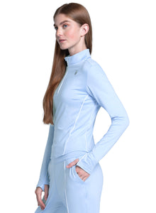 K-swiss | Edge 1/4 Zip Long Sleeve | Blue