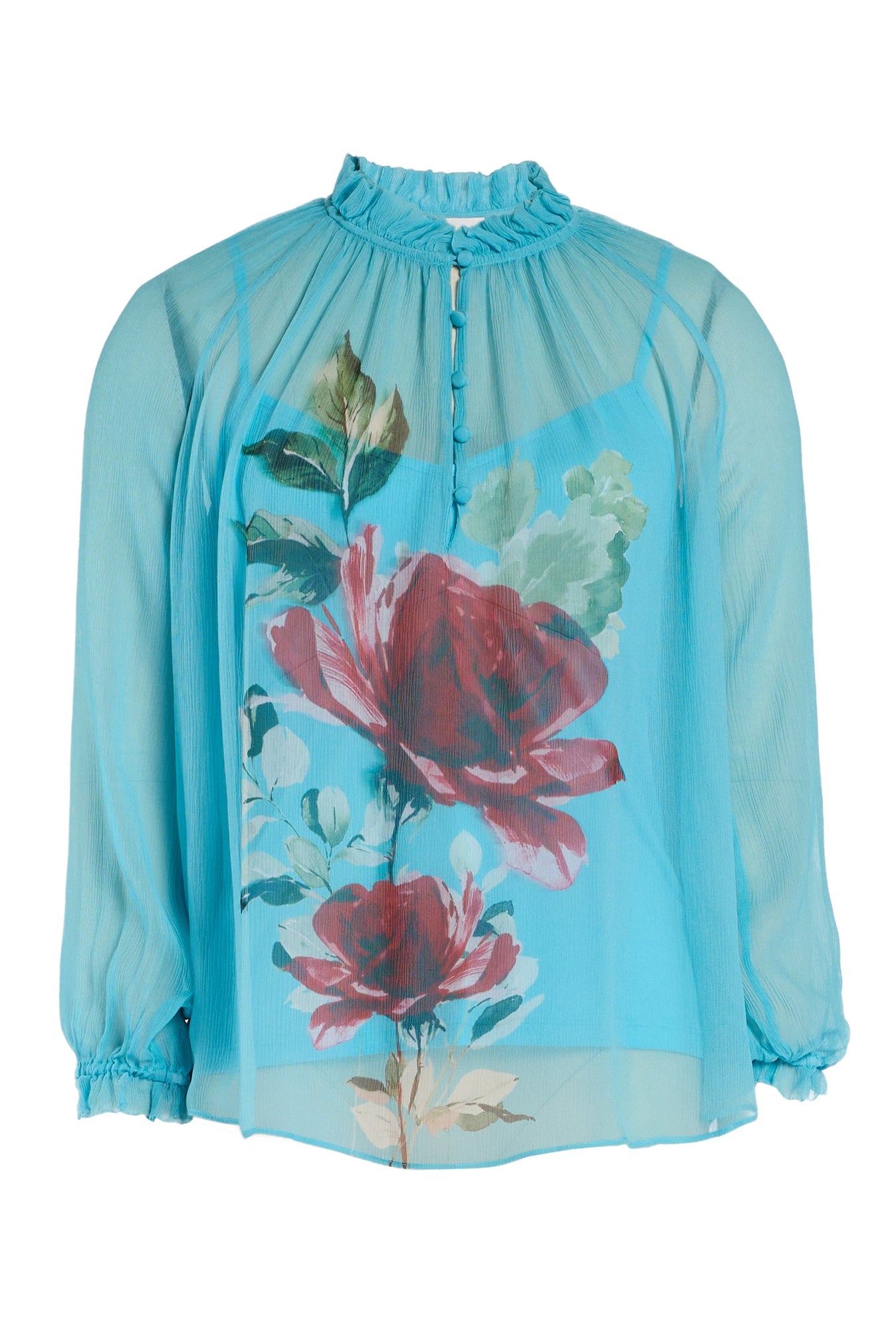 Karla Blouse | Turquoise Rose