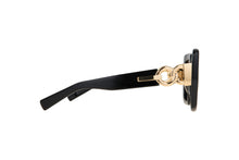 Womens | La Royale Sunglass | Black - Gold | Dark Green
