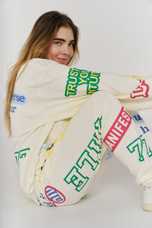 Affirmations Crewneck | Pearl Cream