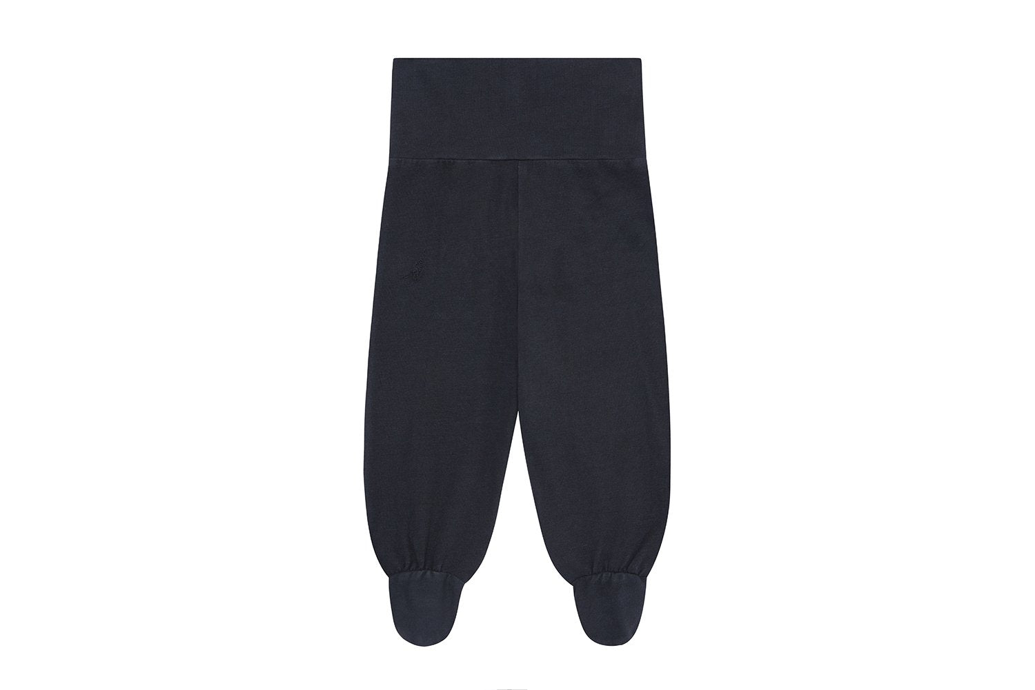Organic Cotton Leggings with Feet | Stone Blue - Palmetto Plant Dye