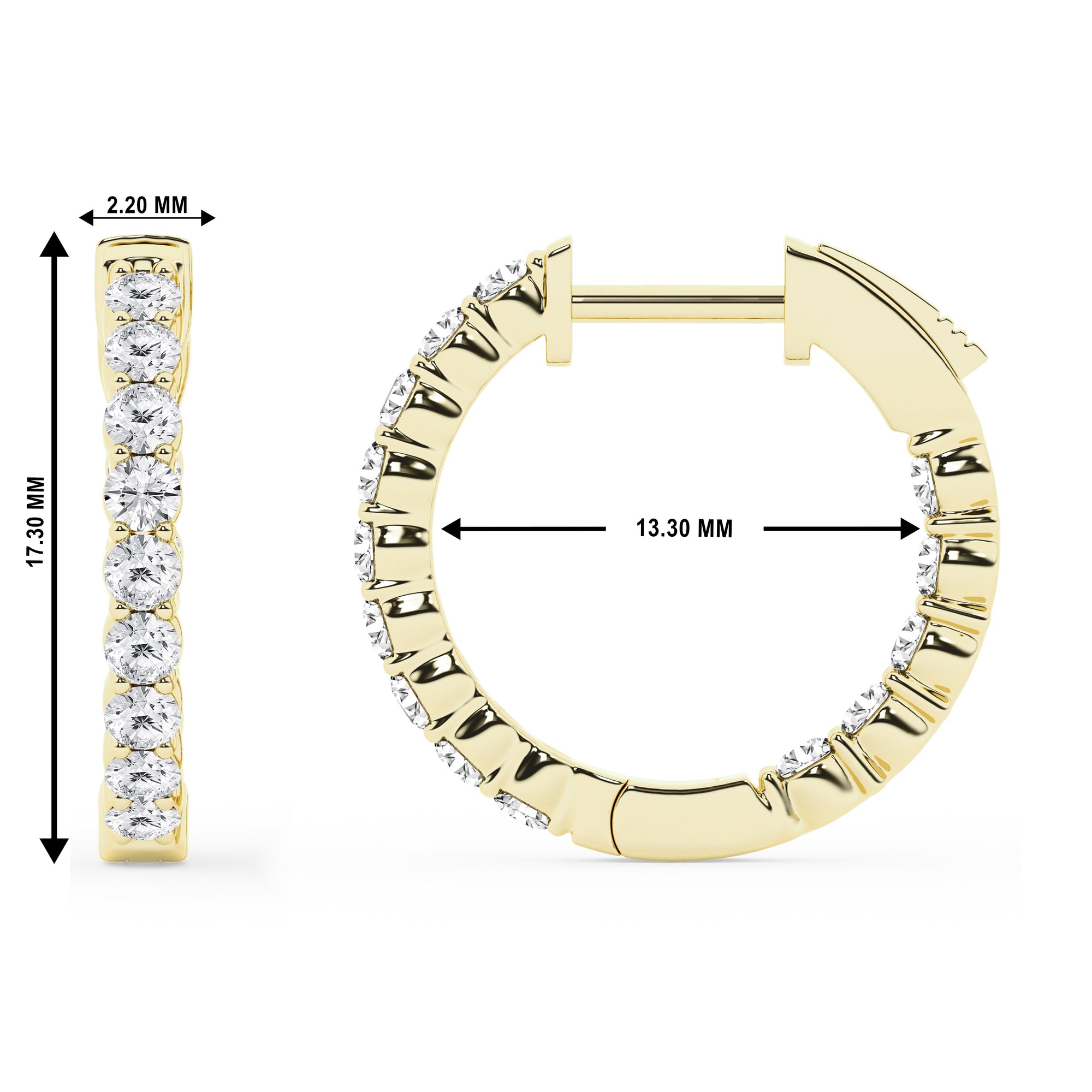 Clean Origin | Womens | 1.00 CT Round Cut Lab Grown Diamond | Inside ...