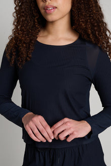 Rhone | Lightspeed Long Sleeve | Pure Black