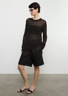 Poplin Resort Short | Black