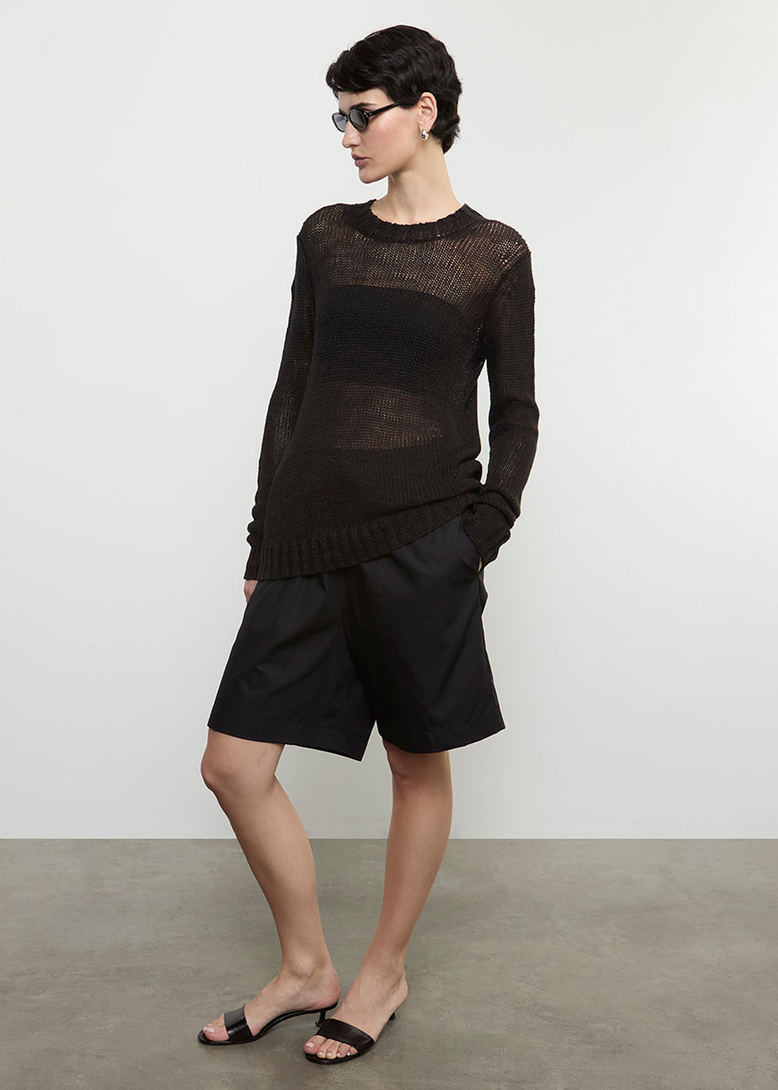 Poplin Resort Short | Black