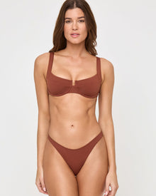 Donnie Bikini Bottom | Bitsy | Tobacco