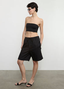 Poplin Resort Short | Black