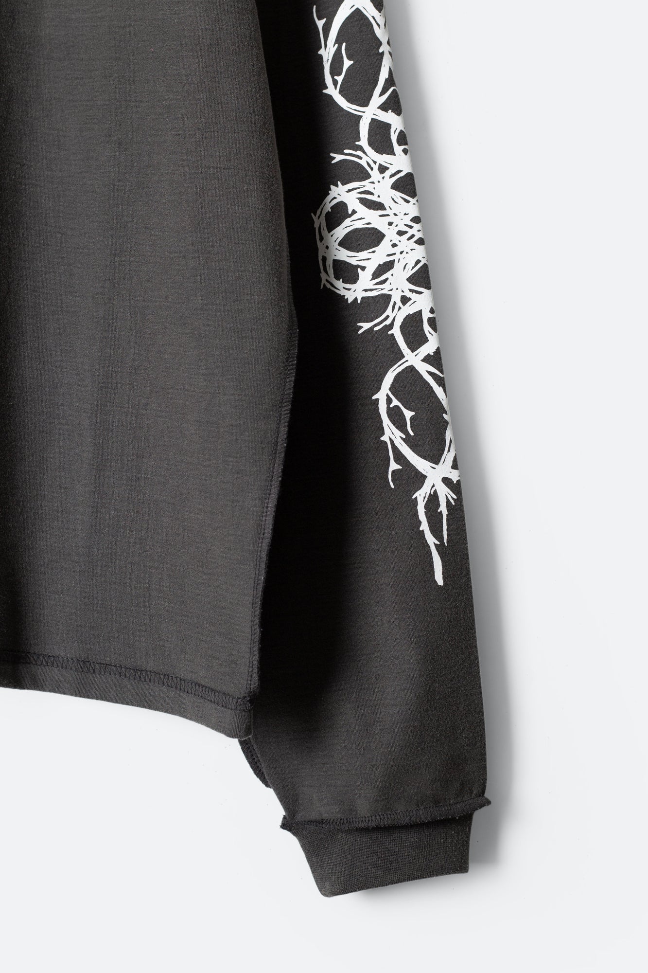LWH Thorn Logo L/S Tee | Vintage Black