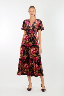 Lacey Dress | Night Floral