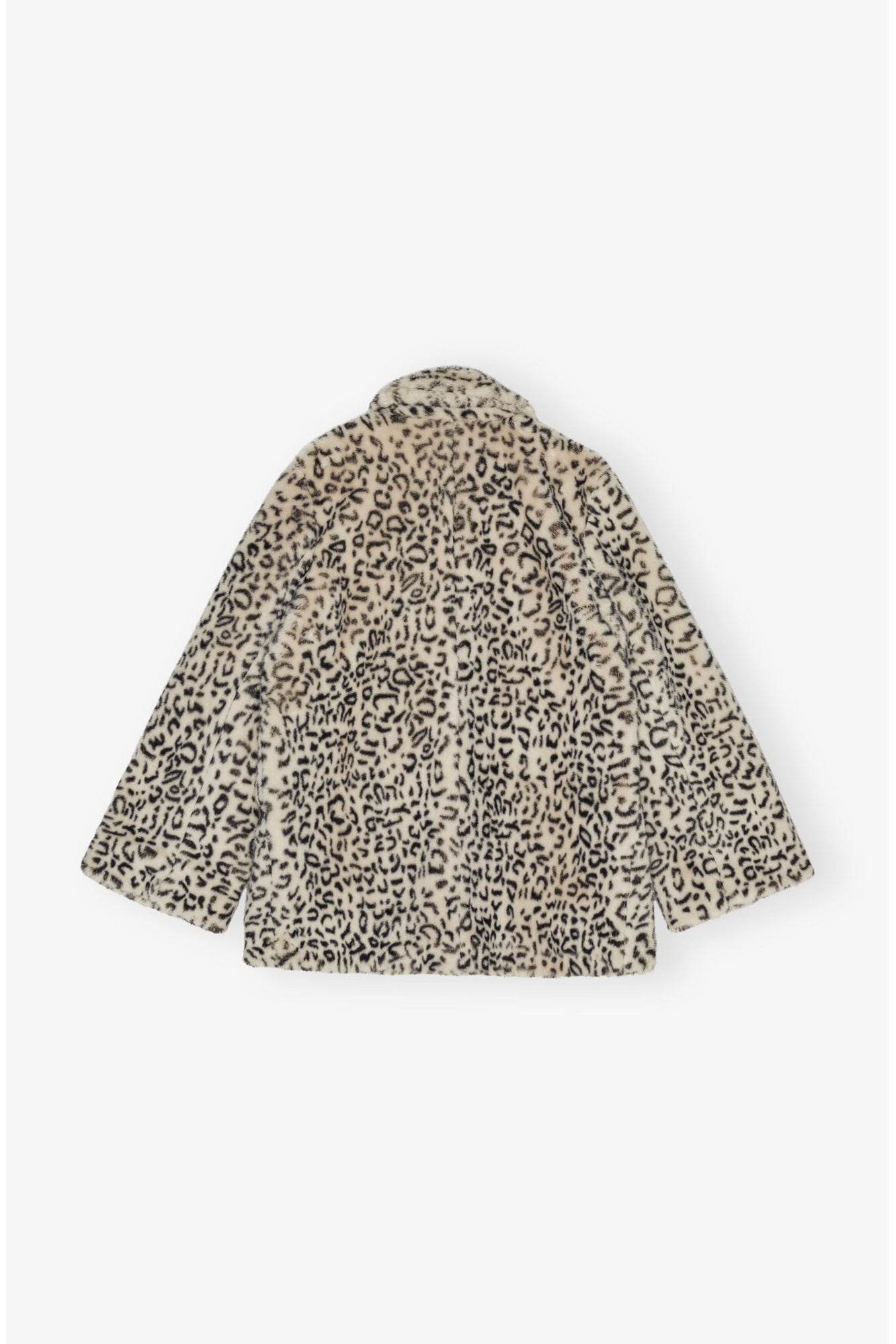 Leopard Faux Fur Jacket | Almond Milk