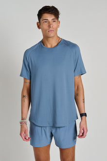 Lululemon | License To Train Short Sleeve | Steel Blue