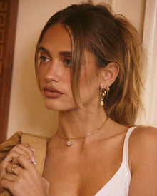 The Marais Pendant Wire Necklace | Gold/Silver