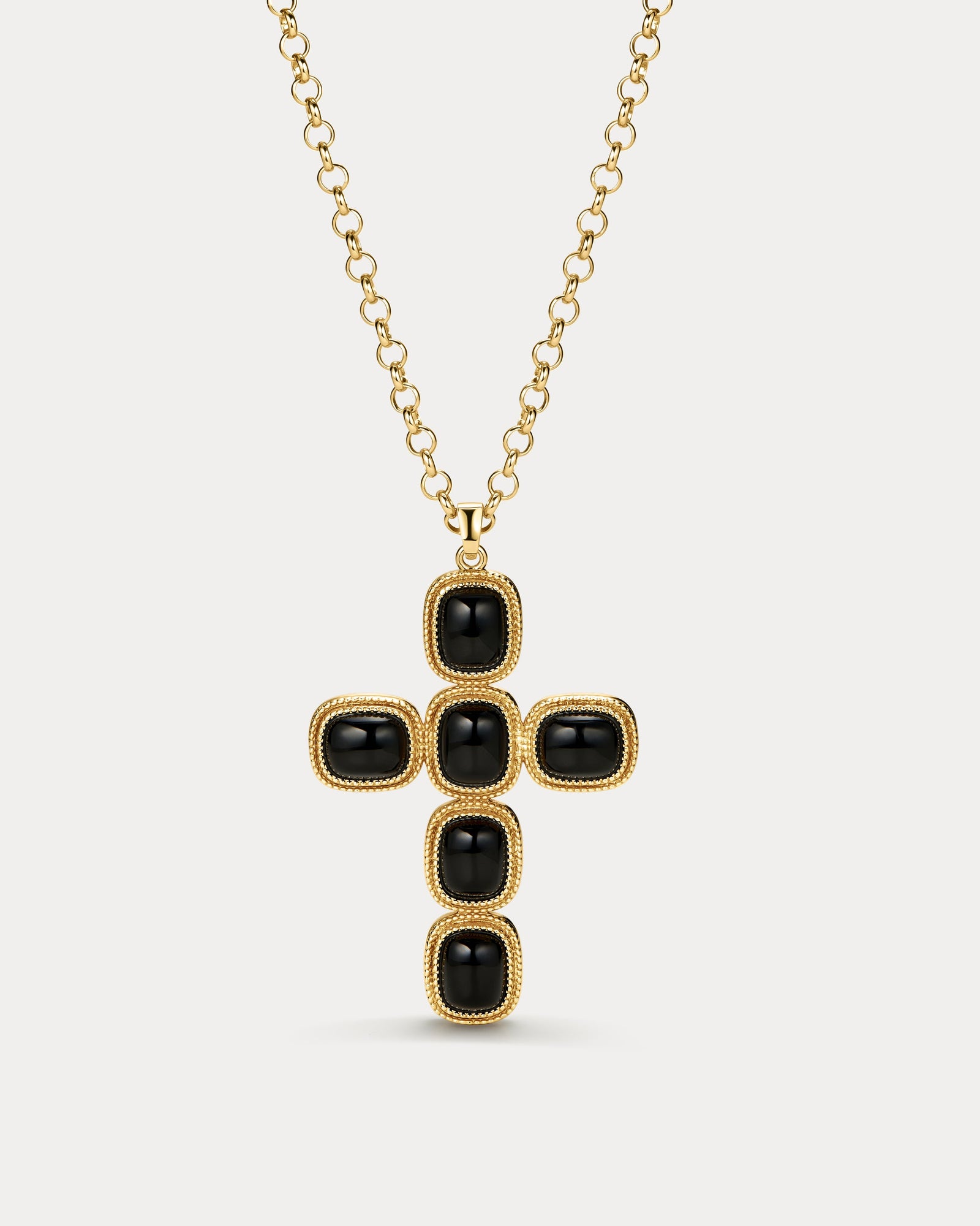 The Midnight Mesa Cross Necklace | Gold