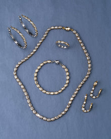 The Palais Tennis Necklace | Silver/Gold
